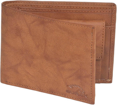 

BURAK Men Brown Artificial Leather Wallet(9 Card Slots)