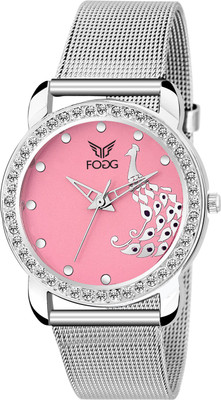 Fogg 4009-PK Modish Watch - For Women