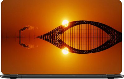 

Lapower Sun Set River Vinyl Laptop Decal 15.6