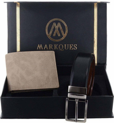 

MARKQUES Belt, Wallet Combo(Beige, Black, Tan)