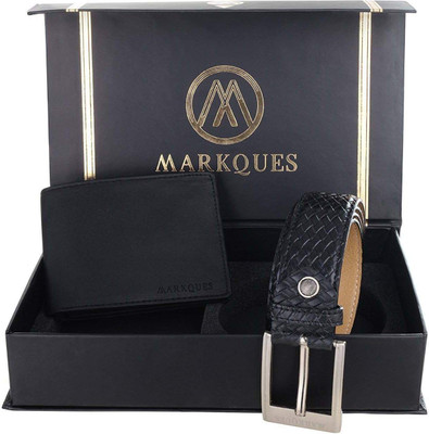 

MARKQUES Belt, Wallet Combo(Black)