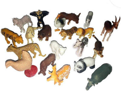 

YNS Crafts Stock Jungle Animal Toy Animal 12(Multicolor)