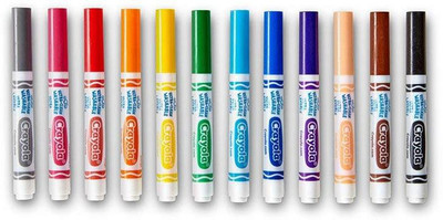 

Crayola 12 CT WSBL BRD LINE MRKR AS