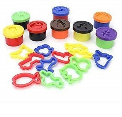 

Bluwings 8 in 1 Clay and Mould Set For KIds(Min. Age 3 Years)