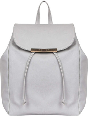 

Lychee Bags WOMENS GREY PU BACKPACK 10.7 Backpack(Grey)