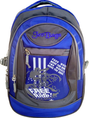 

JetBags Leader 25 L Laptop Backpack(Blue, Grey)