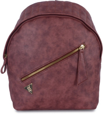 

Baggit Backpack 5 L Backpack(Purple), Brown
