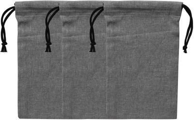 

Rawpockets Rawbags 'Grandma Multi-Purpose Grey Colour Drawstring bag(Pack of 3)', reusable 100% Cotton Eco-Friendly |Natural colour|Eco bag |Canvas Fabric Multipurpose Bag(Grey, 5 L)