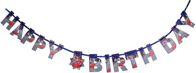 

Party Butiko Mcqueen Theme Designer Birthday Banners Hangings Decaorations For Birthday Theme Parties - BDayBanner2_20180860 Banner(1 ft, Pack of 1)