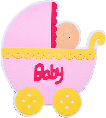 

Party Butiko Baby shower Cradle Banner Decor Pink - BabyBanner2_20180868 Banner(1 ft, Pack of 1)
