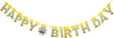 Party Butiko Birthday Banners Hangings Decaorations For Birthday Theme Parties Banner(1 ft, Pack of 1)