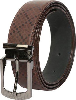 

Hawkeyed Men Casual Brown Artificial Leather Belt