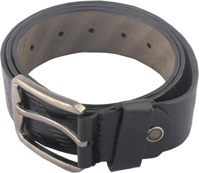 

Hidelink Men & Women Casual Black Genuine Leather Belt