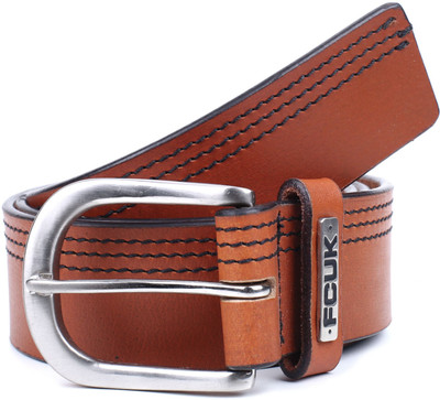 

French Connection Men Brown Genuine Leather Belt