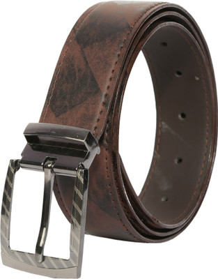 

Hawkeyed Men Casual Brown Artificial Leather Belt