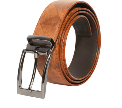 

Hawkeyed Men Casual Tan Artificial Leather Belt