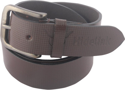 

Hidelink Men & Women Casual Brown Genuine Leather Belt, Deep brown