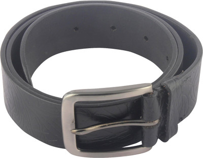 

Hidelink Men & Women Casual Black Genuine Leather Belt
