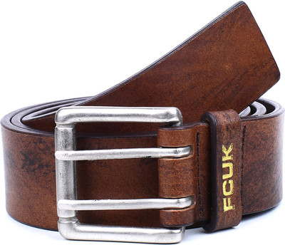 

French Connection Men Brown Genuine Leather Belt