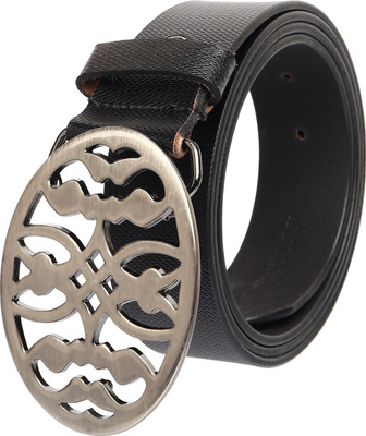 

SRI Men Party Black Artificial Leather Belt