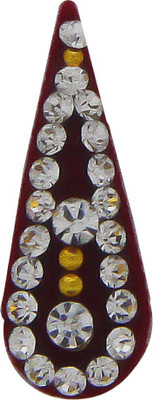 

Anuradha Art Jewellery Groom Bindi Men Red, White Bindis(Forhead Bindi)