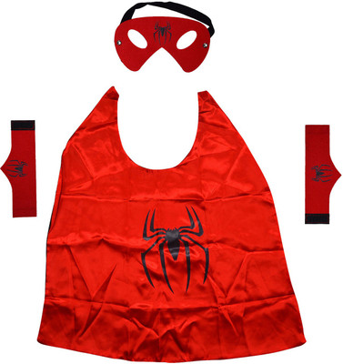 

Party Butiko Spiderman Dress up Costume Superhero Capes Set with mask and wrist band for Kids- Birthday Party Gift Fancy Theme Party - Cape1_20180840(Set of 1)