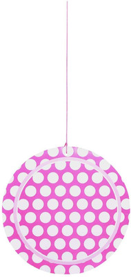 

Party Butiko Polka dot Pink Baby Shower Hanging Designer Décor(Set of 1)