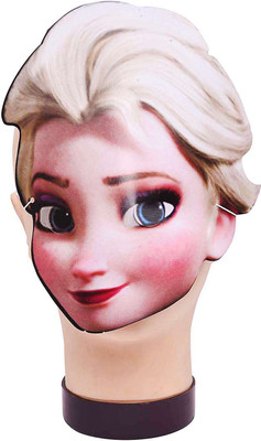 Party Butiko Frozen Theme Face Mask for Birthday Theme Party(Set of 1)