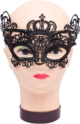 

Party Butiko Eye Mask For Woman Masquerade Party & Fancy Dress Costume - Black 1 pcs(Set of 1)