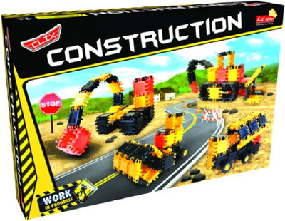 

Nabhya Clix Construction Interlocking Educational Learning Construction Building Construction Scenario Toy For Kids(Multicolor)