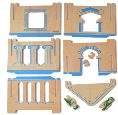 

Shumee Build-a-House- Greek(Multicolor)