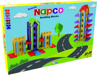 

Nabhya Senior Napco Building Blocks Early Learning Educational Toy For Kids Age 2 To 5(Multicolor)