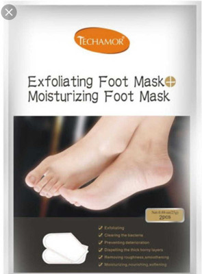 

TECHAMOR Foot Mask, Skin Peeling Mask, Baby Soft Feet(30 g)