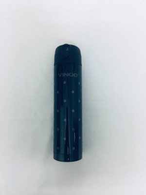 

Vinod Stainless Steel Water Bottle Black Color 450ml Sipper 450 Sipper(Pack of 1, Black)