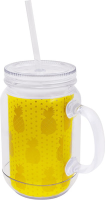 

Archies Double Walled Plastic Sipper with Straw, Yellow Color, 500 ml Capacity, 1 Pc. 750 ml Sipper(Pack of 1, Yellow)