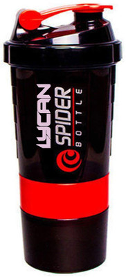 

Lycan Spider Protein Shaker Bottle for Gym - 500ml 500 Shaker(Pack of 1, Multicolor)