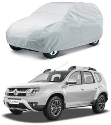 TGP GROUP Car Cover For Renault Duster (Without Mirror Pockets)(Silver)