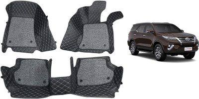 AYW Leatherite 7D Mat For  Toyota New Fortuner(Black)
