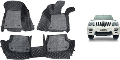 AYW Leatherite 7D Mat For  Mahindra Scorpio(Black)