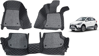 AYW Leatherite 7D Mat For  Hyundai i20(Black)