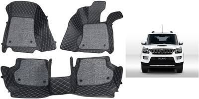 AYW Leatherite 7D Mat For  Mahindra New Scorpio(Black)