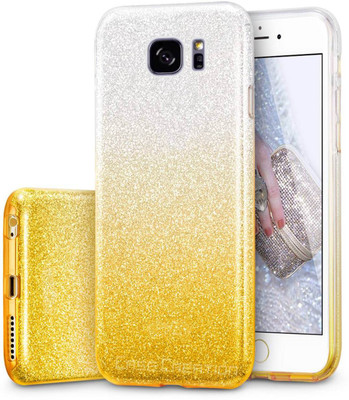 CASE CREATION Back Cover for Samsung Galaxy S6 Edge(Gold, Grip Case, Pack of: 1)