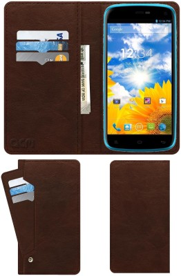ACM Flip Cover for Blu Life Play L100a(Brown, Cases with Holder, Pack of: 1)