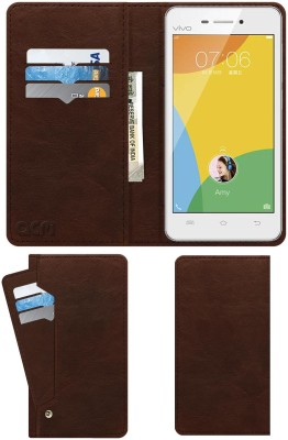 ACM Flip Cover for Vivo Y31l(Brown, Cases with Holder, Pack of: 1)