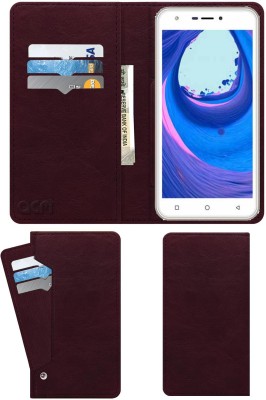 ACM Flip Cover for Karbonn K9 Viraat 4g(Maroon, Cases with Holder, Pack of: 1)