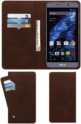ACM Flip Cover for Blu Life Mark(Brown, Cases with Holder, Pack of: 1)