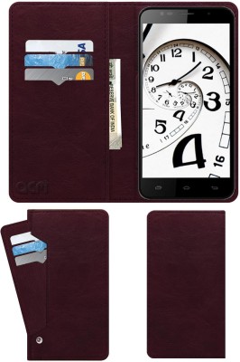 ACM Flip Cover for Celkon Millennium Epic Q550(Maroon, Cases with Holder, Pack of: 1)
