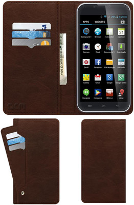 ACM Flip Cover for Iball Andi 5-E7(Brown, Cases with Holder, Pack of: 1)