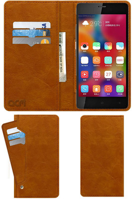 ACM Flip Cover for Gionee Elife S5.1(Gold, Cases with Holder, Pack of: 1)