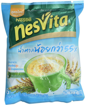 

Nestle Instant Cereal Beverage Lower Sugar Formula - 150g (6x25g)(150 g, Pouch)